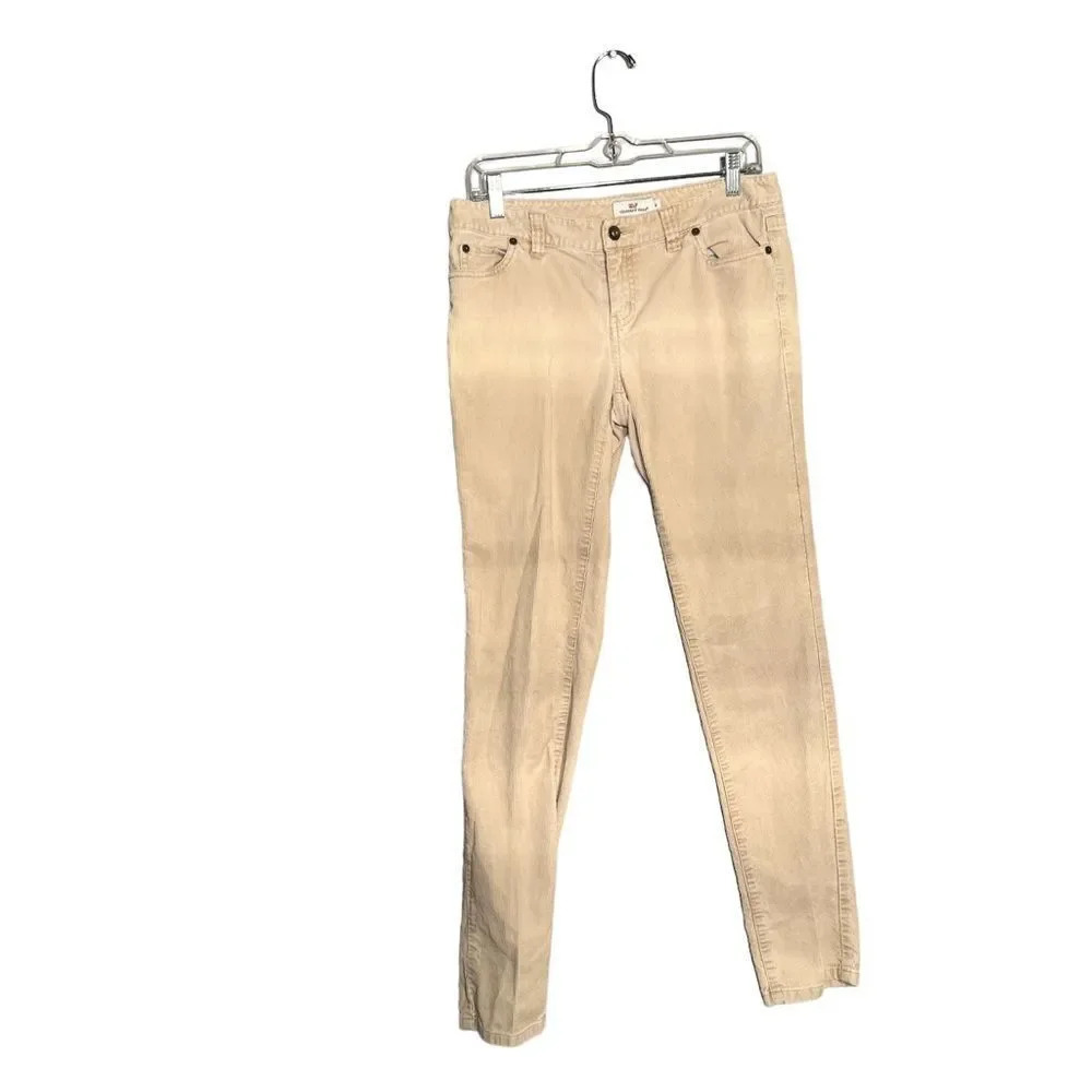 Vineyard Wines Women's Beige Corduroy‎ Pants Size 4